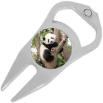 Panda Bear Tree Golf Ball Marker Divot Repair Tool Bottle Opener. Fixed Price $15.88.