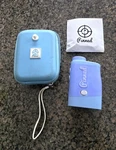 Pinned Prism Golf Handheld Laser Rangefinder Light Blue With Case Manual Etc. Fixed Price $88.88.