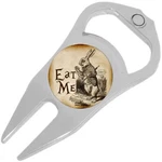 Eat Me Rabbit Wonderland Golf Ball Marker Divot Repair Tool Bottle Opener. Fixed Price $15.88.