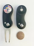 Golf Switchblade Usa Eagle Divot Repair Tool + Black New. Fixed Price $14.95.