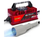 Lztsuply 48V 15 Amp Golf Cart Charger For Club W/ Upgraded 3 Pin Round Plug. Fixed Price $69.00.