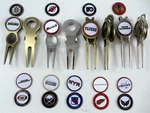 National Hockey League Nhl Golf Divot Repair Tool Ballmark Silver Bronze Pick. Fixed Price $11.89.