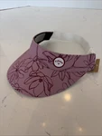 Callaway Pink Floral Golf Visor Women's One Size Adjustable Nwt Hat. Fixed Price $24.99.